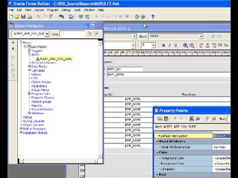 Oracle Forms 11g - Using Alerts