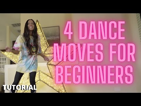 4 Dance Moves For Beginners (Dance Tutorial) - Mandy Jiroux