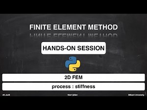 2D FEM in Python - Stiffness