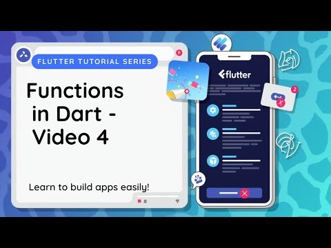 Functions in Dart | Flutter Tutorial for Beginners #4
