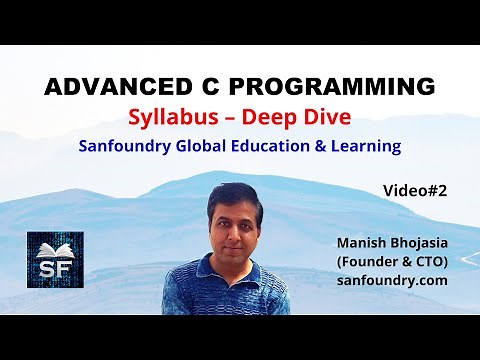 Advanced C Programming - Syllabus | Sanfoundry