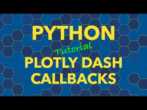 Python Plotly Dash Dashboards Introduction to Callbacks