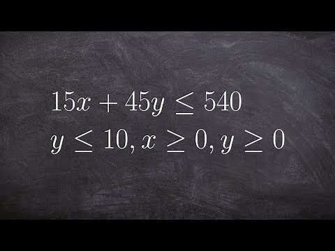 How to solve a word problem for linear programming