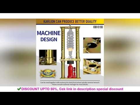 Specialized Motorcycle Shock Absorber Spring Compressor Tool with Repair Bracket for Disassembly Ass