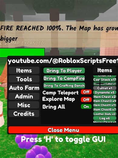 99 Nights Admin Commands for Roblox Scripts