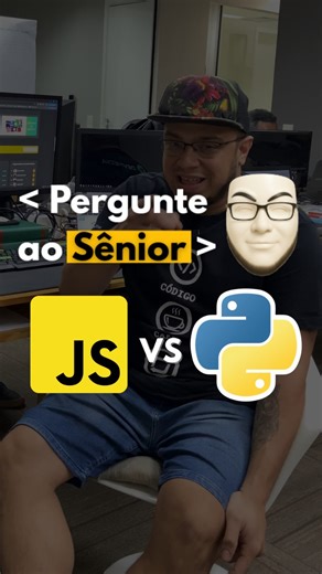 5.5K views · 15 comments | JavaScript vs Python: qual escolher? Essa...
