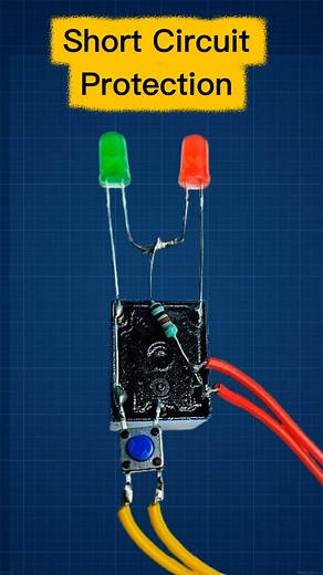 short circuit protection with 5v relay | #shorts #diy #ytshorts#trending