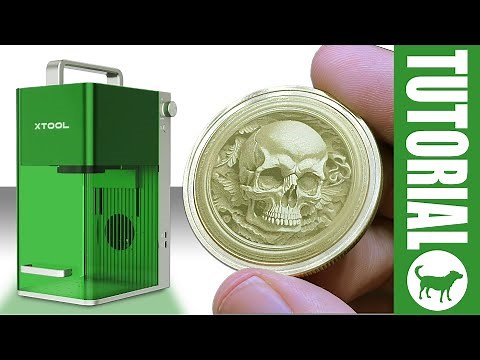 xTool F1 Brass Coin Engraving Tutorial | xTool Creative Space