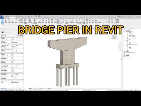Bridge Pier in Revit.