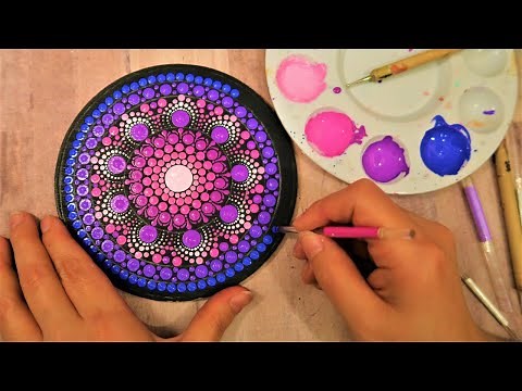 SIMPLE Dot Mandala Painting For BEGINNERS | Lydia May