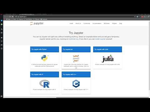 Trying Jupyter Notebooks online