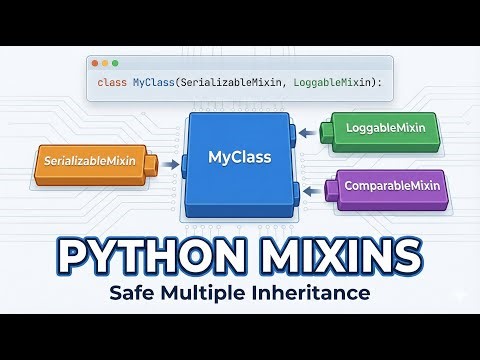 Python Mixins Explained | Safe Multiple Inheritance Guide#Python #Programming #OOP