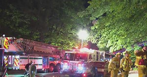 Crews battle house fire in Irwin, Westmoreland County