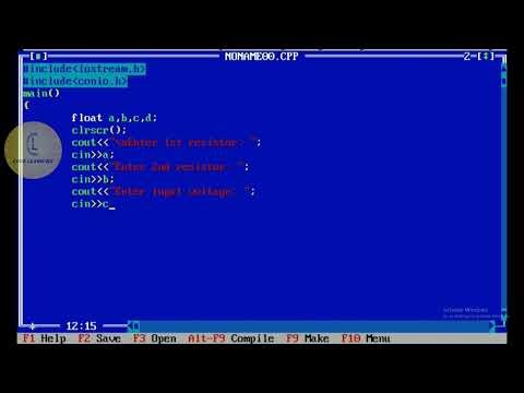C++ | Physics 'find output voltage' | CodeLearning