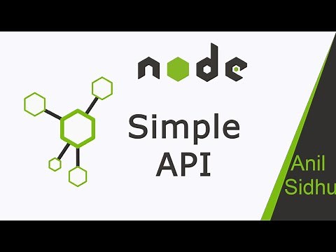 Node JS tutorial # 11 Simple and basic API