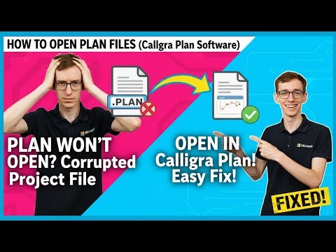Opening PLAN Files (Calligra Plan)