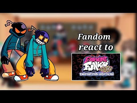 Fandom react to Whitty // Definitive Edition // Friday Night Funkin // FNF Mod
