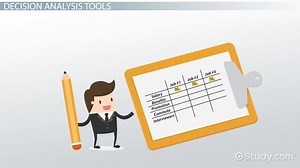 Decision Analysis: Models & Tools