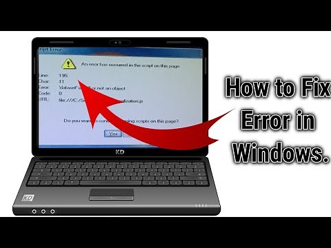 How to Fix “Script Error” An Error Has Occurred In The Script On This Page In Windows PC