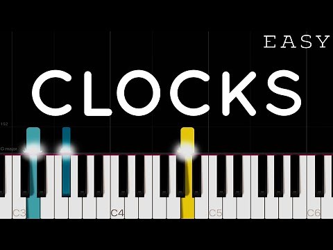 Coldplay - Clocks | EASY Piano Tutorial