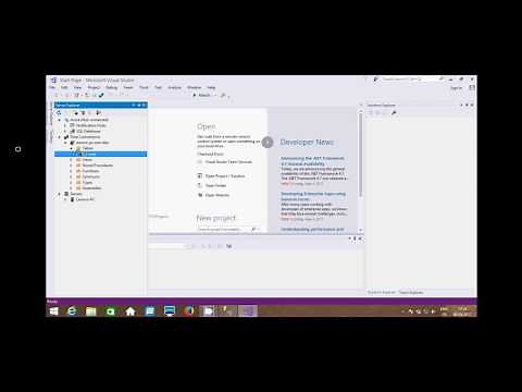 Connect MS SQL Server To Visual Studio 2017