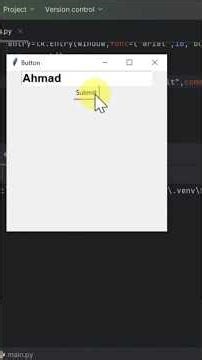 create entry box(user input) in python using tkinter Library #tkinter #coding #bot #python #viral