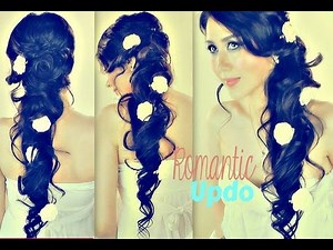 ★ROMANTIC CURLY CASCADING HAIRSTYLES | UPDOS FOR MEDIUM LONG HAIR TUTORIAL | PROM WEDDING HOMECOMING