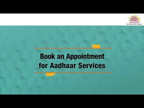 How to book online Appointment for Aadhaar Enrolment or Update on UIDAI Website?