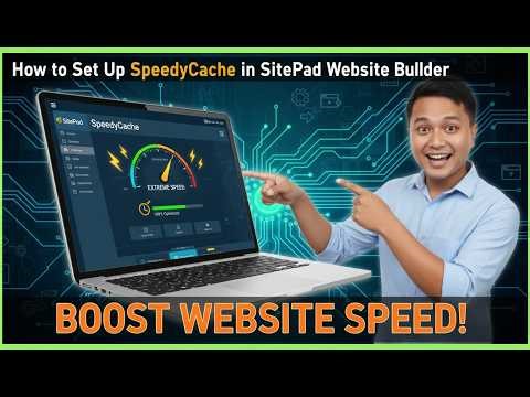 How to Set Up SpeedyCache in SitePad Website Builder | Boost Website Speed