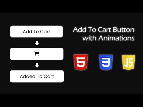 Make an Add To Cart Button with HTML CSS & JavaScript
