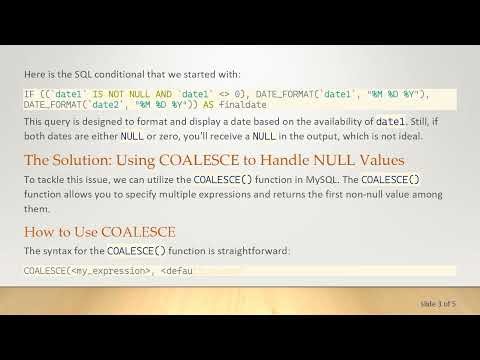 How to Use ISNULL in MySQL Conditionals Effectively