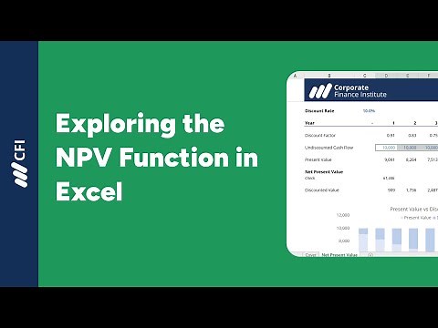 How to use the NPV Function in Excel