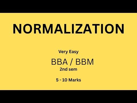 Normalization DBMS ( explained ) || 1NF , 2NF , 3NF #database #normalization