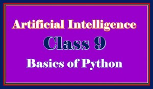 Comprehensive notes Python basics for AI Class 9 - TutorialAICSIP