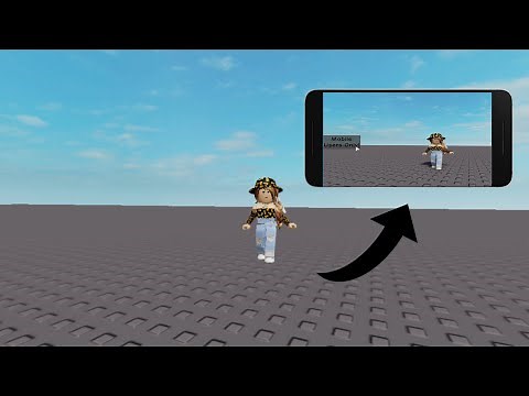 How to make a GUI Only Visible for Mobile Users On Roblox Studio