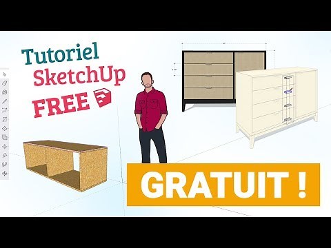 Tuto gratuit pour SketchUp gratuit ! [ PARTIE 1 ]