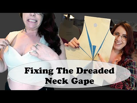 How to Adjust Necklines for Flat Patternmaking