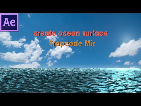 How to create ocean surface with Trapcode Mir After Effects tutorial - 27