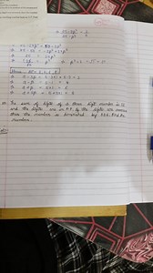 The sum of digits of a three-digit number is 12 and the digits ... | Filo