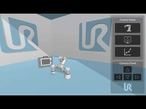 Unity3D Industrial Robotics - Universal Robots UR3 (Digital-Twin Application)