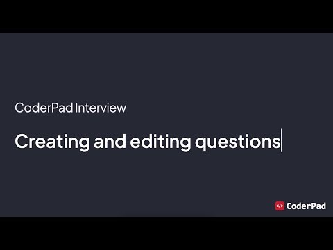 Getting Started with Interview Part 4: Creating and editing questions