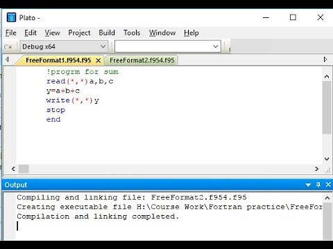 Simple fortran program for beginner