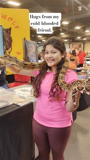 Hugs from my cold-blooded friend python snake #shorts #viral #snake #paithon