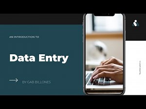 Basics of Data Entry | Introduction to Virtual Assistance