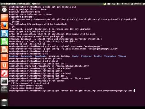 How to use Git on Linux