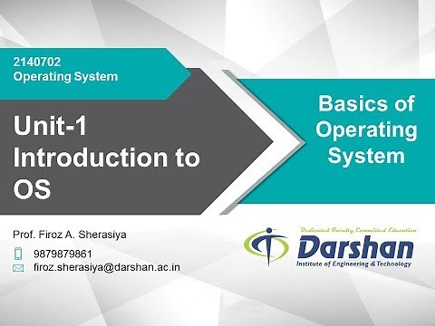 1.01 - Basics of Operating Systems