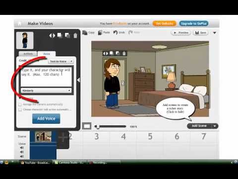 GoAnimate tutorial for beginners