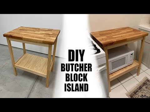DIY Butcher Block Island