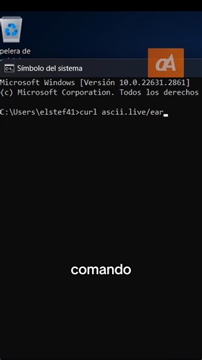 Gracias a un comando, es posible mostrar una representación visual en ASCII de un globo terráqueo, desde el símbolo del sistema nativo de Windows. Comando curl ascii.live/earth #mapa #mundo #computadoras #pc #globo #tierra #compu #windows #microsoft #comandos #cmd #command #consola #termina #sistema #operativo | elstef41