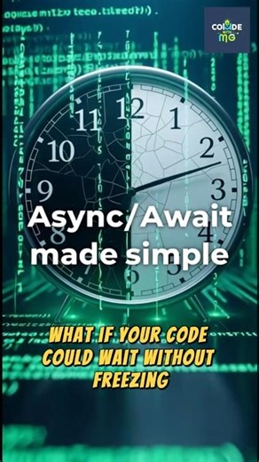 JavaScript Async/Await — Simple & Powerful #javascript #viral #shorts #programming